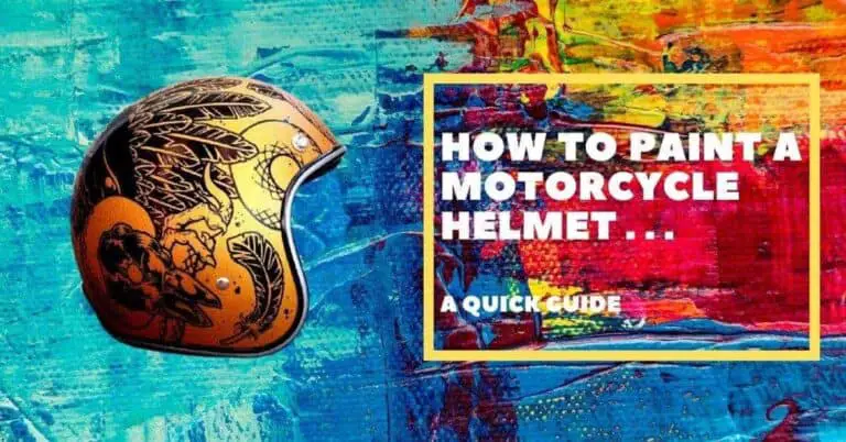 How To Paint A Motorcycle Helmet | A Quick Guide