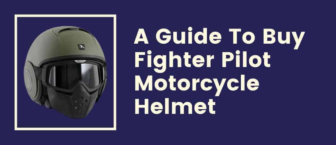 Fighter Pilot Motorcycle Helmet | Get A Different Style – Helmet Shops