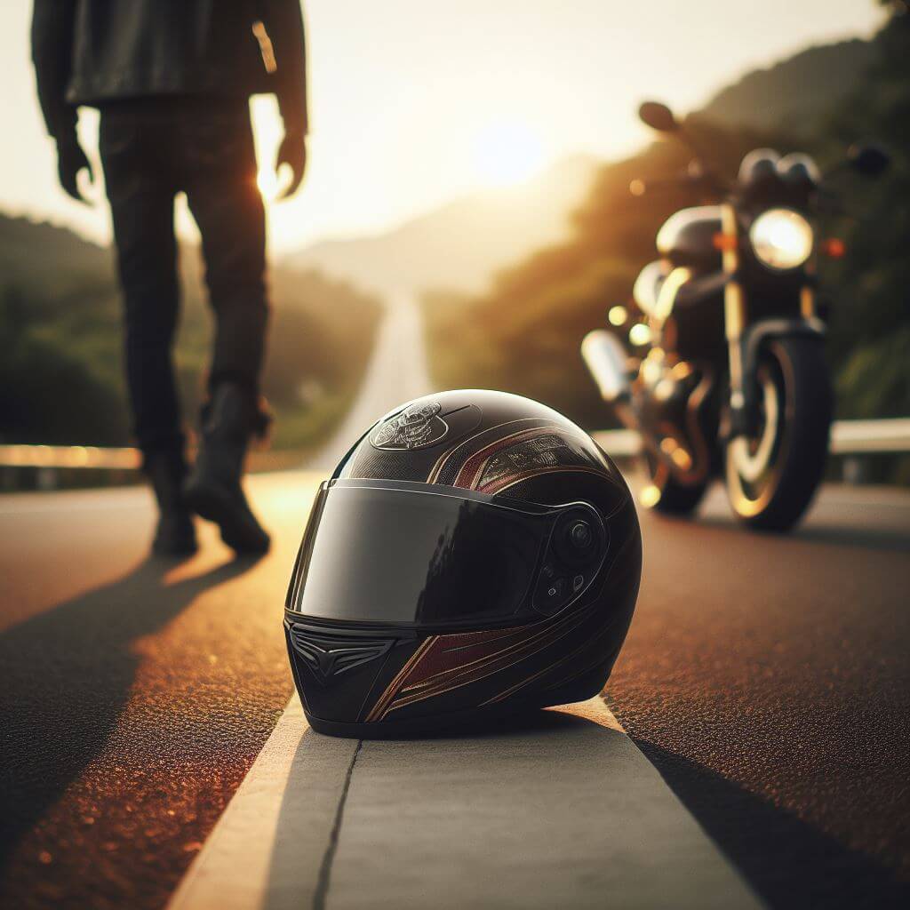 What Does A Helmet Behind A Motorcycle Mean? – Helmet Shops